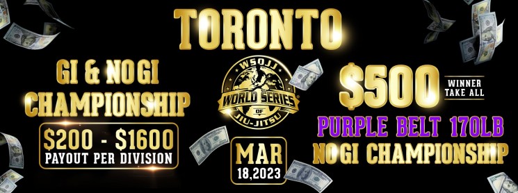 WSOJJ: Toronto Cash Prize Gi and NoGi Tournament