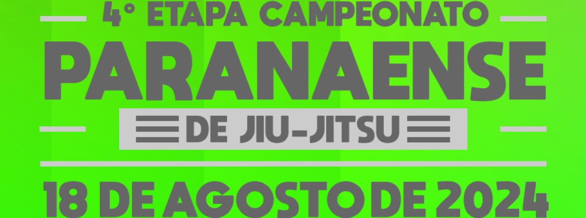 Etapa Campeonato Paranaense De Jiu Jitsu Brasileiro Smoothcomp